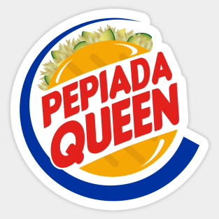 Pepiada Queen Arepa Logo - Venezuela Sticker